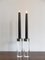 Italian Acrylic Glass Candleholders by Felice Antonio Botta, 1970s, Set of 2, Image 2