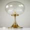 Mid-Century Table Lamp with Tulip Base & Volcanic Glass Shade from Doria Leuchten 6