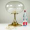 Mid-Century Table Lamp with Tulip Base & Volcanic Glass Shade from Doria Leuchten, Image 7