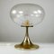 Mid-Century Table Lamp with Tulip Base & Volcanic Glass Shade from Doria Leuchten, Image 4