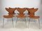 Set of Lily Swivel Chairs by Arne Jacobsen for Fritz Hansen, 1960s 7