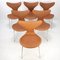 Set of Lily Swivel Chairs by Arne Jacobsen for Fritz Hansen, 1960s 1