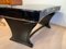 Art Deco French Black Lacquer Kidney-Shaped Desk 15