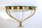 Mid-Century Italian Console Table in Brass and Glass, Image 3