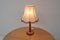 Lámpara de mesa Mid-Century de madera, años 70, Imagen 3