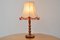 Lámpara de mesa Mid-Century de madera, años 70, Imagen 4