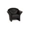Boa Black Leather Armchair from Brühl & Sippold, Image 1