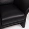 Boa Black Leather Armchair from Brühl & Sippold, Image 2