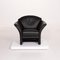 Boa Black Leather Armchair from Brühl & Sippold, Image 3