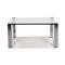 Glass and Metal Coffee Table from Draenert Socrates 8
