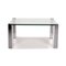 Glass and Metal Coffee Table from Draenert Socrates 7