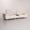 Weißes Mondo Sofa aus Leder 10