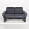 Ergoline Blue Leather Sofa by Willi Schillig, Image 2