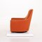 Orange Fabric Armchair and Stool by Minotti Portofino, Set of 2 13