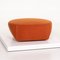 Orange Fabric Armchair and Stool by Minotti Portofino, Set of 2 15