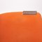 Orange Fabric Armchair and Stool by Minotti Portofino, Set of 2, Image 3