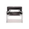 Wassily Black Leather Armchair by Marcel Breuer for Knoll International 7