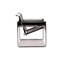 Wassily Black Leather Armchair by Marcel Breuer for Knoll International, Image 9