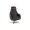 ROB Black Leather Armchair from Cor, Image 1