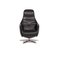 ROB Black Leather Armchair from Cor, Image 8