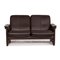 Erpo City Dark Brown Leather Sofa 7