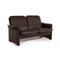 Erpo City Dunkelbraunes Ledersofa 8