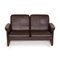 Erpo City Dark Brown Leather Sofa 9