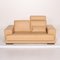 Beige Leather Sofa by Rolf Benz 9