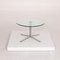 X-Table Silver and Glass Table by Walter Knoll 5