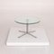 X-Table Silver and Glass Table by Walter Knoll, Image 5