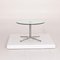 X-Table Silver and Glass Table by Walter Knoll 6