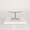 X-Table Silver and Glass Table by Walter Knoll 8