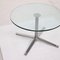 X-Table Silver and Glass Table by Walter Knoll, Image 2