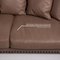 Chester Chic Roche Bobois Brown Leather Sofa 3