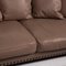 Chester Chic Roche Bobois Brown Leather Sofa 2