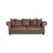 Chester Chic Roche Bobois Brown Leather Sofa 1