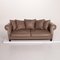 Chester Chic Roche Bobois Brown Leather Sofa 7