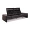 Mondo Black Leather Sofa 8