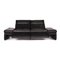 Mondo Black Leather Sofa 2