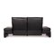 Mondo Black Leather Sofa 11