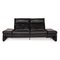 Mondo Black Leather Sofa 1