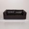 Carrée Black Leather Sofa from Brühl & Sippold, Image 7