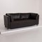 Carrée Black Leather Sofa from Brühl & Sippold, Image 6