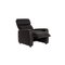 Black Leather Armchair by Ewald Schillig 2