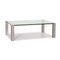 K580 Glass and Metal Coffee Table by Ronald Schmitt 1