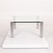 K580 Glass and Metal Coffee Table by Ronald Schmitt 6