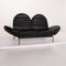 De Sede DS 455 Black Leather Sofa 6