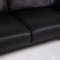 Boa Black Leather Sofa from Brühl & Sippold 2