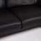 Boa Black Leather Sofa from Brühl & Sippold, Image 2