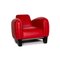 De Sede DS 57 Red Leather Armchair, Image 1
